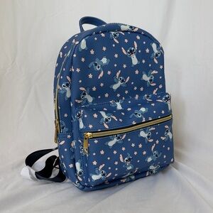 NEW Disney Stitch PU Leather Mini Backpack Bag